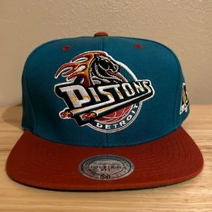 Vintage Mitchell and Ness Limited Edition 50th Anniversary Detroit Pistons hat